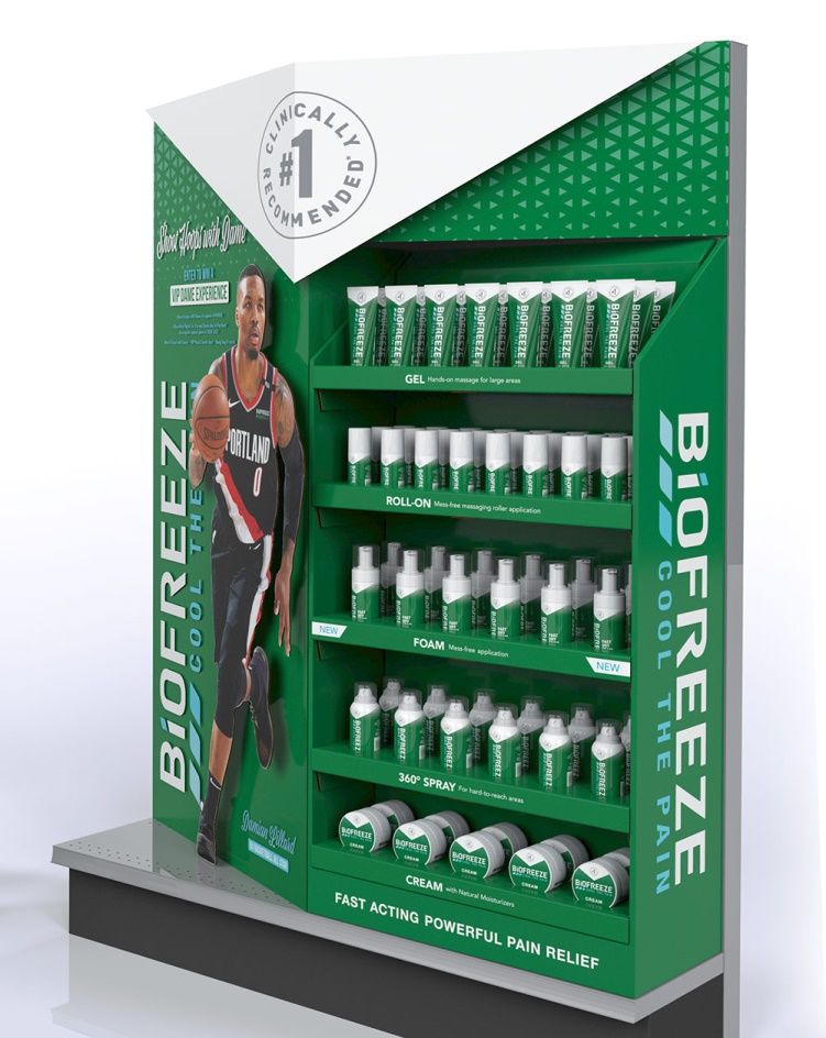 Biofreeze retail display